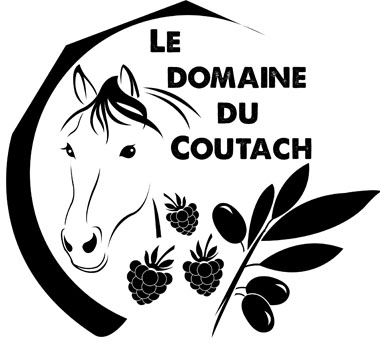 Logo pour le « domaine du Coutach » (pension pour chevaux)